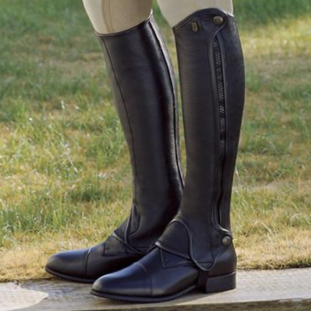 Half chaps for riding boots by Tredstep. New with tags.